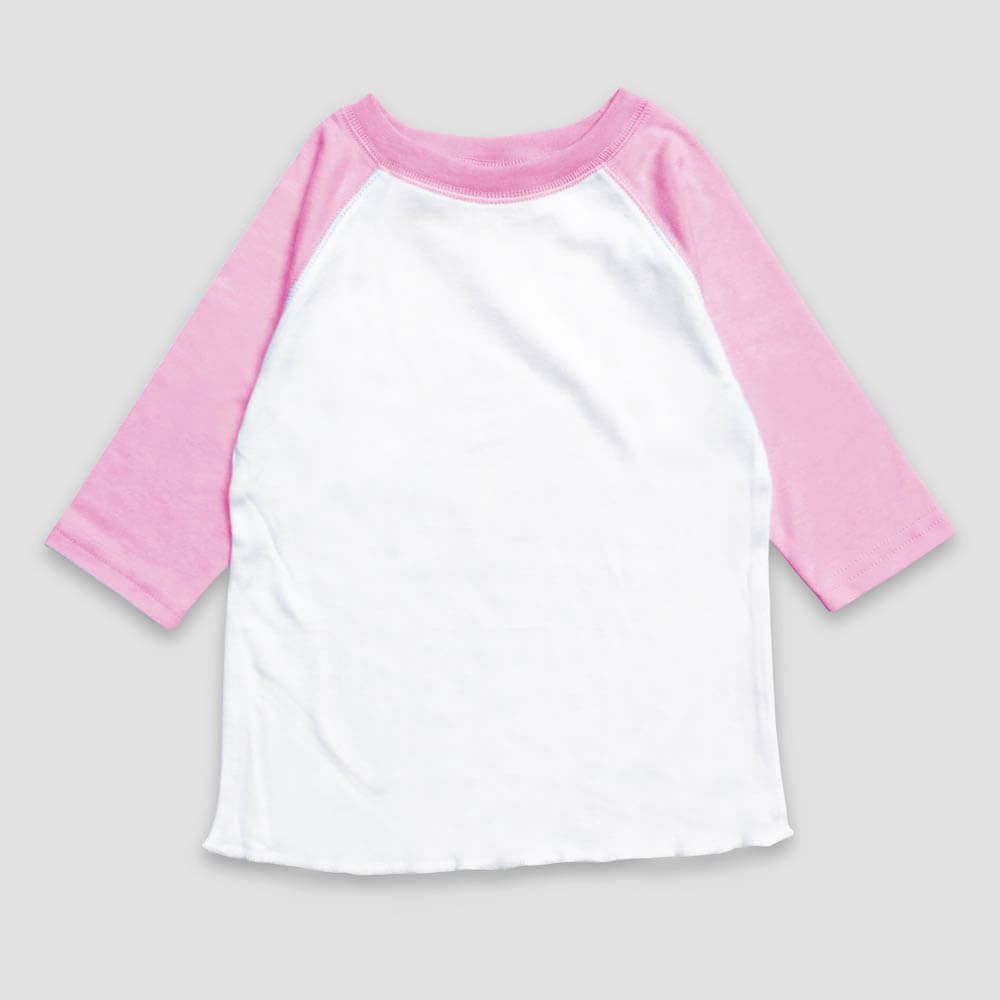 Toddler Raglan T-Shirts - Polyester Cotton Blend