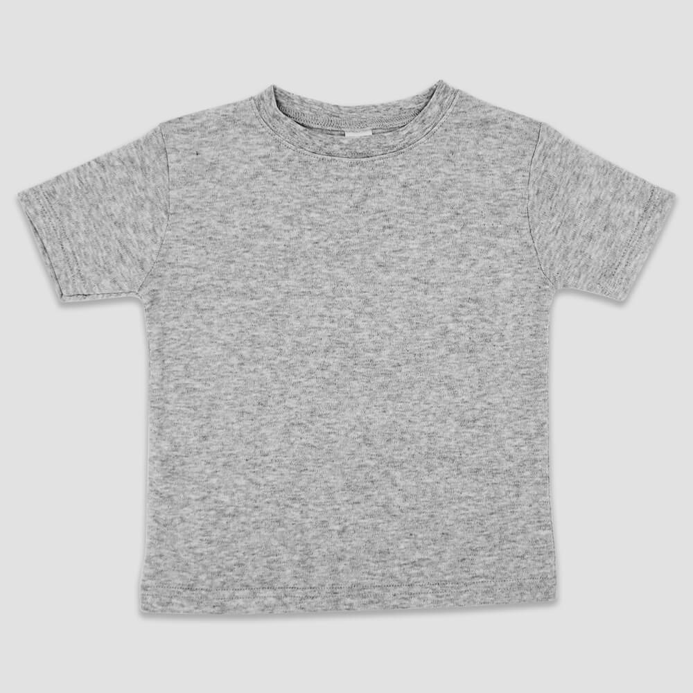 Heather Denim Toddler T-shirts – 65% Polyester 35% Cotton Blend Small