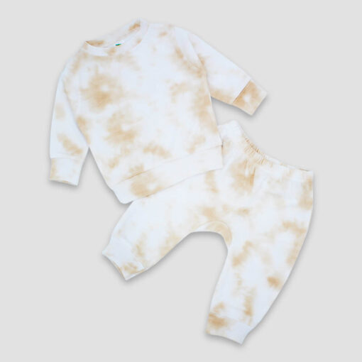 Baby Sweatsuit Latte - Polyester Cotton Blend - LGS3699LT - KidsBlanks by Zoe