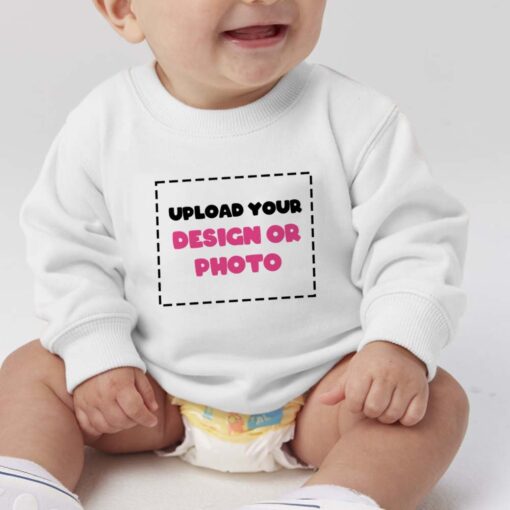 Custom Printed Baby Pullover T-Shirts - 100% Polyester