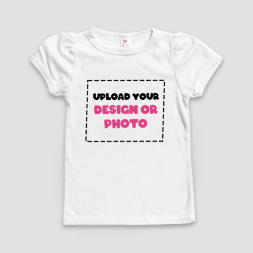 Photo Printed on a T-Shirt - Personalized Toddler Ruffle Top