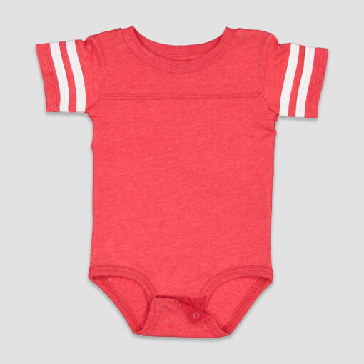 4437 Rabbit Skins - Blank Football Baby Bodysuits - Wholesale Blank Infant Bodysuits