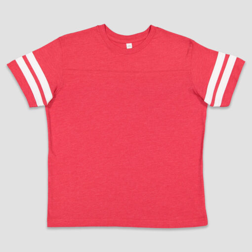 6137 LAT Apparel Blank Youth Football Tees - Wholesale Blank T-Shirts