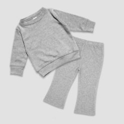 Wholesale Blank Kids Sweatsuits - Heather Gray - KidsBlanks by Zoe